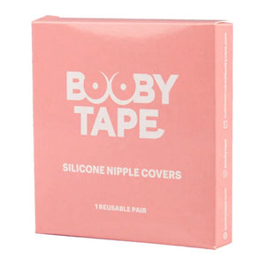 BOOBY TAPE SILICONE NIPPLE COVERS 1 PR REUSABLE