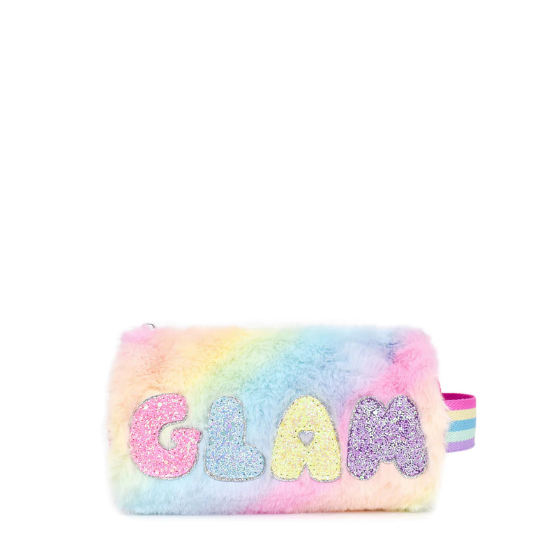 OMG ACCESSORIES "GLAM" OMBRE PLUSH BEAUTY TUBE