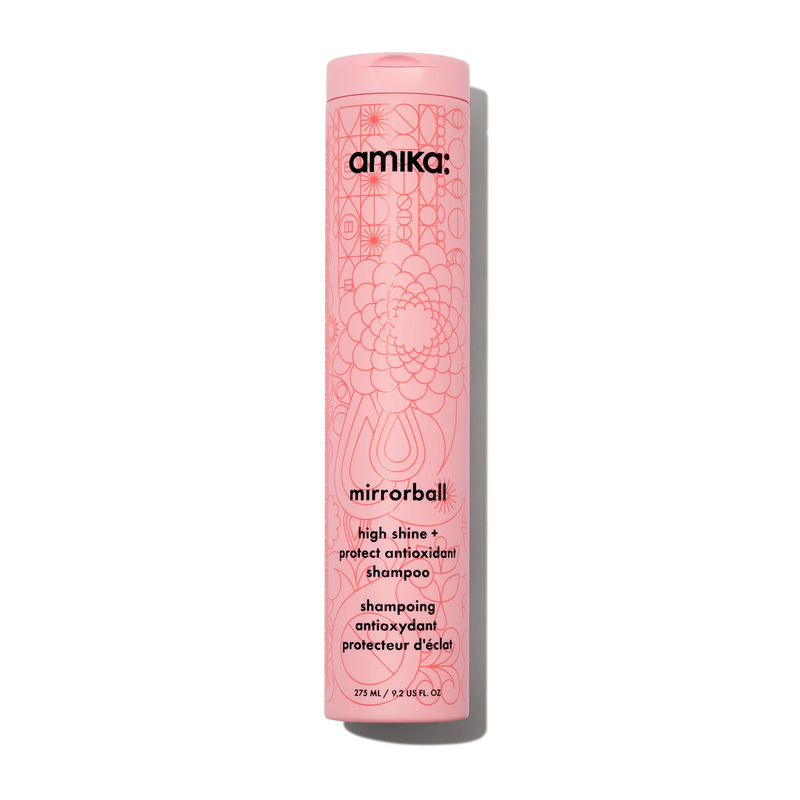 amika mirrorball high shine + protect antioxidant shampoo 9.3 OZ