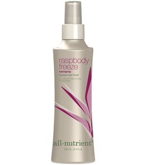 all nutrient raspbody freeze hair spray