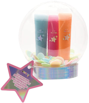 iscream Winter Wonderland Snowglobe 3-piece Lip Gloss and Bath Confetti Set