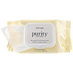 philosophy purity made simple one-step facial cleansing cloths 30 ct.