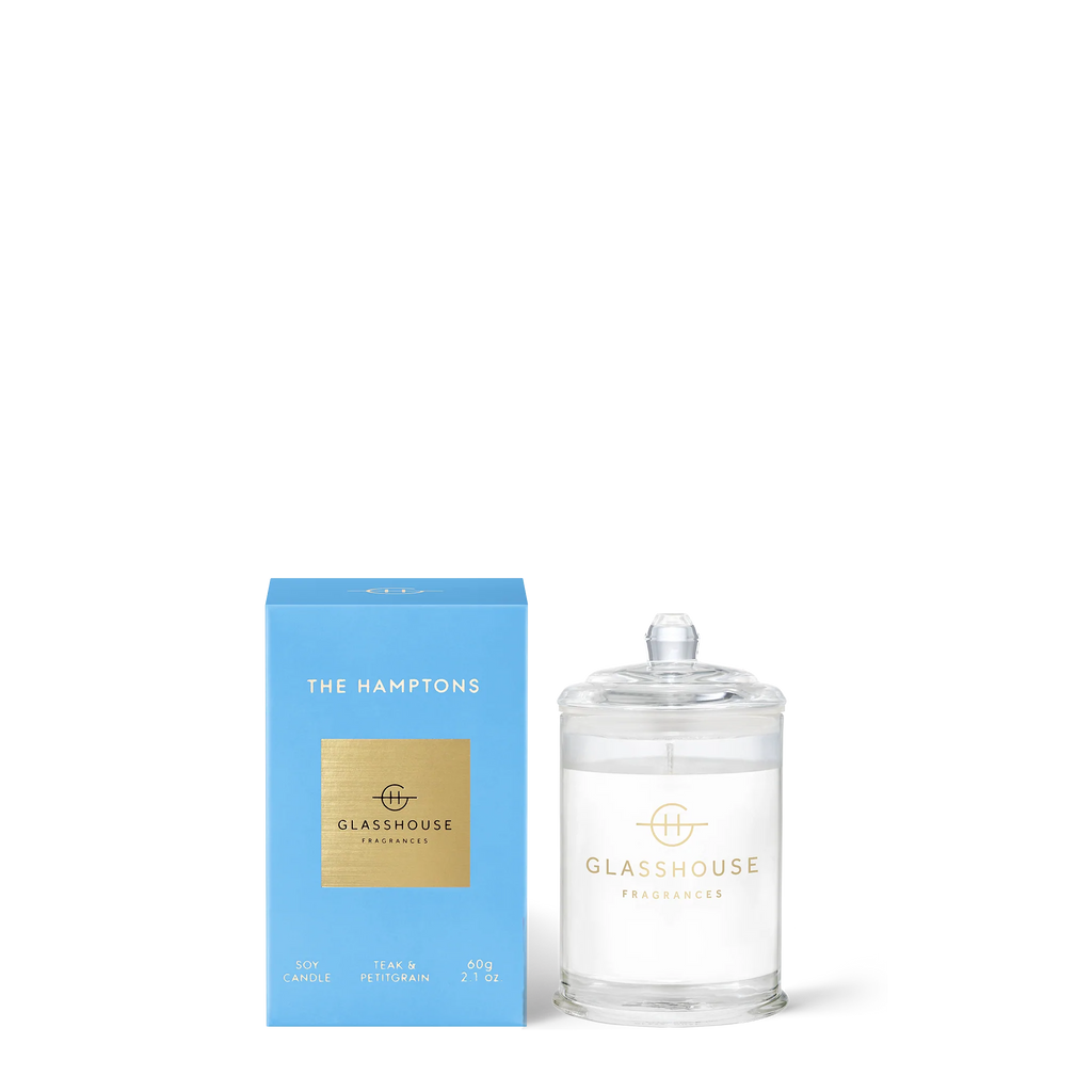 GLASSHOUSE FRAGRANCES THE HAMPTONS SOY CANDLE 2.1 OZ