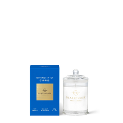 GLASSHOUSE FRAGRANCES DIVING INTO CYPRESS SOY CANDLE 2.1 OZ