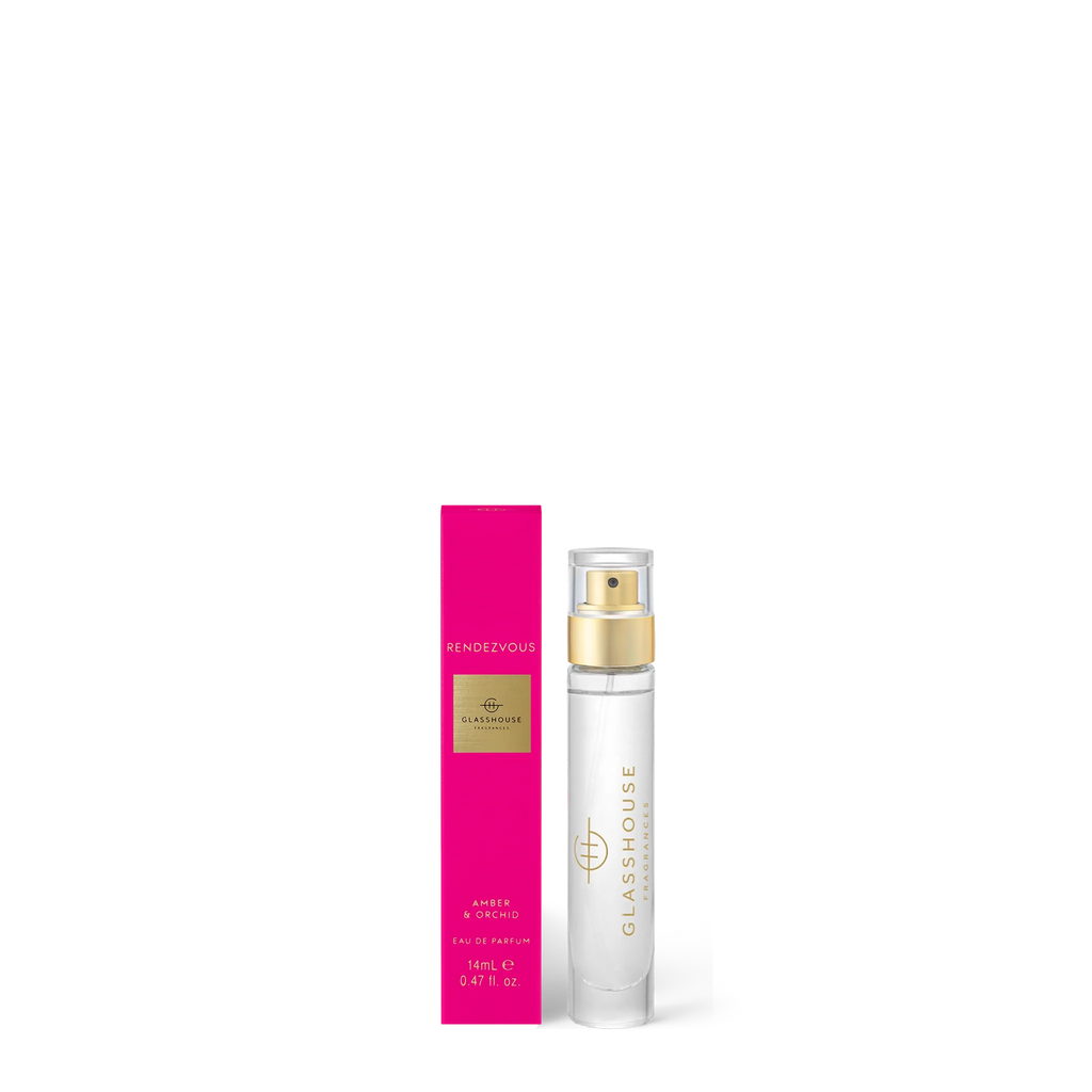 GLASSHOUSE FRAGRANCES RENDEVOUS AMBER & ORCHID EAU DE PARFUM 0.47 fl. oz.