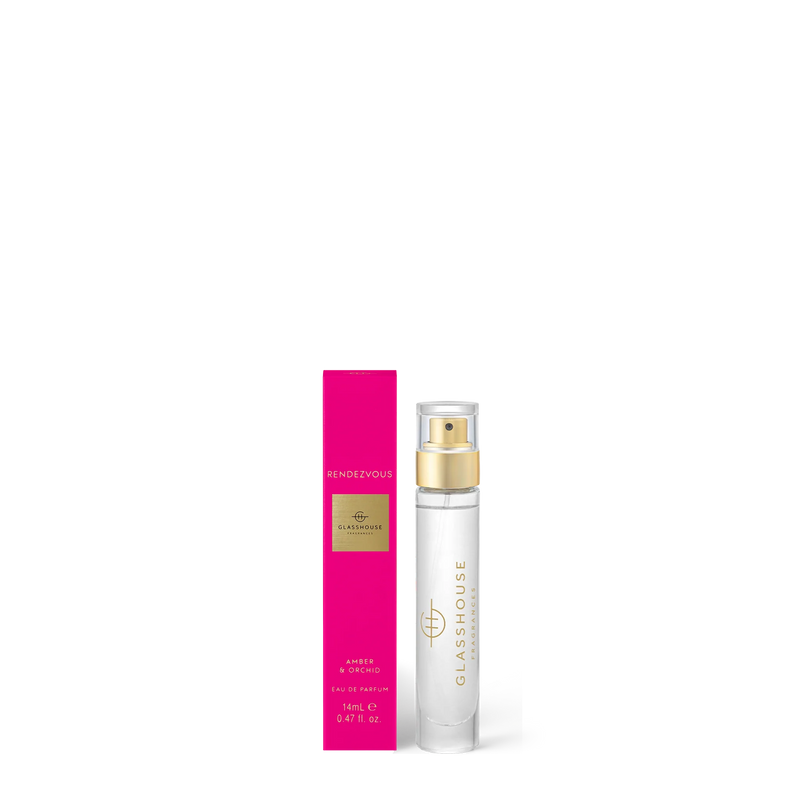 GLASSHOUSE FRAGRANCES RENDEVOUS AMBER & ORCHID EAU DE PARFUM 0.47 fl. oz.
