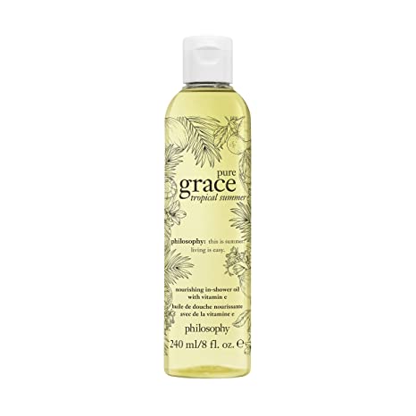 philosophy pure grace tropical summer nourishing in-shower oil 8