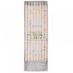 Meri Meri 16 Birthday Candles Multi Fleck