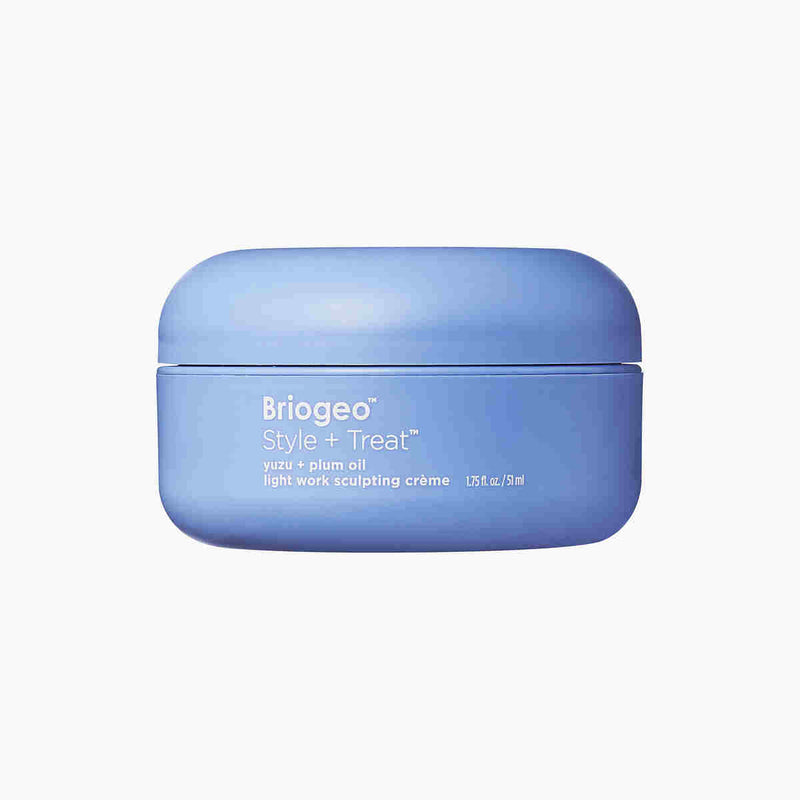 Briogeo Style + Treat yuzu + plum oil light work sculpting crème 1.75 fl. oz.