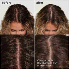 Briogeo Style + Treat biotin dry shampoo puff 0.5 oz.