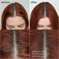 Briogeo Style + Treat biotin dry shampoo puff 0.5 oz.