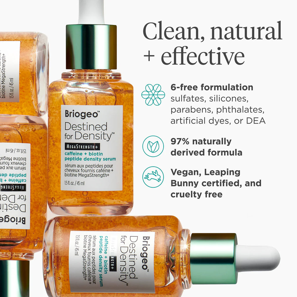 Briogeo Destined for Density MegaStrength+ caffeine + biotin peptide density serum 1.5 fl. oz.
