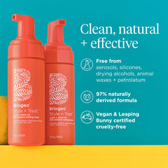 Briogeo Style + Treat yuzu + plum oil full miracle styling foam 5 fl. oz.