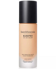 bareMinerals BAREPRO 24HR WEAR SKIN PERFECTING MATTE LIQUUID FOUNDATION 1 FL OZ