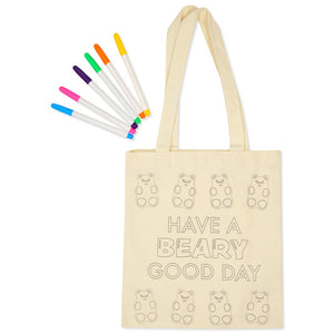 iscream BEARY GOOD DAY COLOR ME TOTE