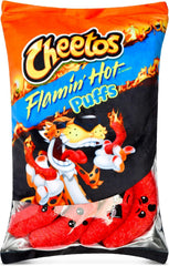 iscream CHEETOS FLAMIN" HOT PUFFS PACKAGING PLUSH