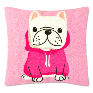 iscream FRENCHIE CHENILLE PILLOW