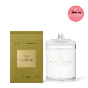 GLASSHOUSE FRAGRANCES KYOTO IN BLOOM SOY CANDLE 13.4 OZ