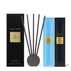 GLASSHOUSE FRAGRANCES SCENT SCENE ARABIAN NIGHTS & THE HAMPTONS DUO