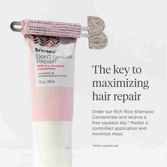Briogeo Don't Despair, Repair! rice protein + algae rick rice water shampoo concentrate 3 fl. oz.