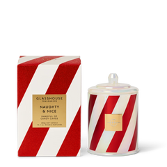 GLASSHOUSE FRAGRANCES NAUGHTY & NICE HANDFUL OF CANDY CANSE SOY CANDLE  13.4 OZ