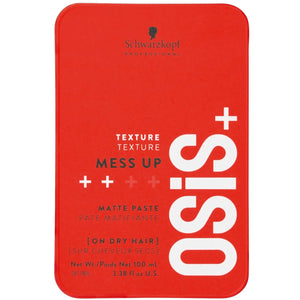 Schwarzkopf PROFESSIONAL OSIS+ TEXTURE MESS UP 3.38 OZ