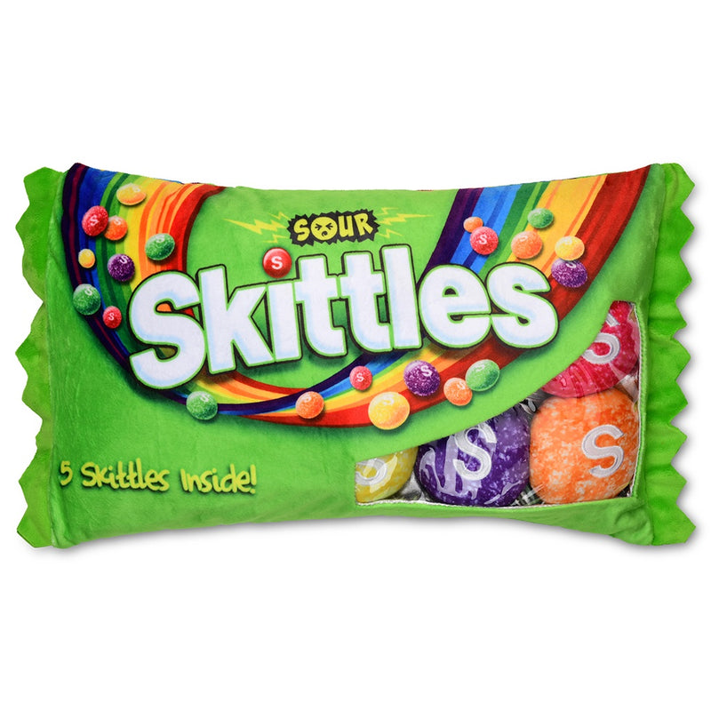 iscream SOUR SKITTLES PLUSH PILLOW