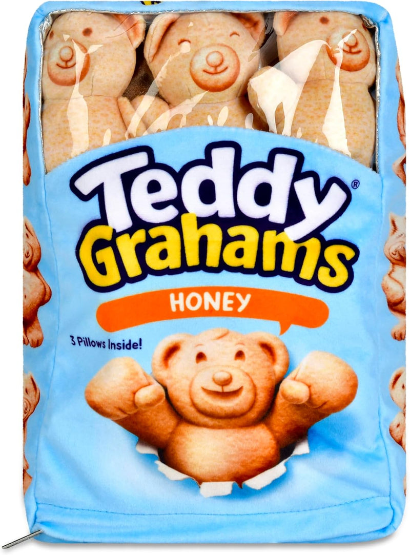 iscream TEDDY GRAHAMS HONEY PLUSH PILLOW
