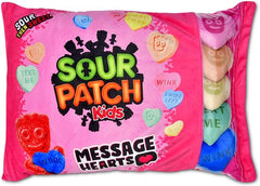 iscream SOUR PATCH KIDS MESSAGE HEARTS PLUSH