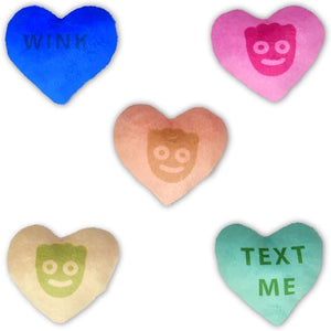 iscream SOUR PATCH KIDS MESSAGE HEARTS PLUSH