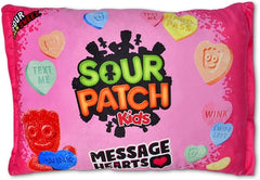 iscream SOUR PATCH KIDS MESSAGE HEARTS PLUSH