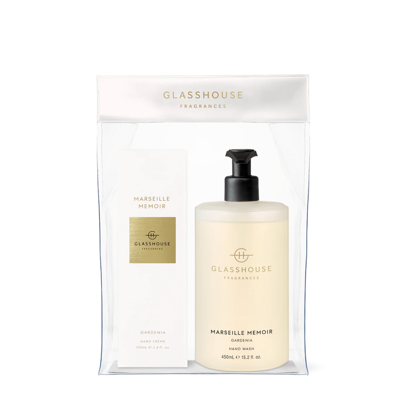 GLASSHOUSE FRAGRANCE MARSEILLE MEMOIR HAND CARE GIFT SET