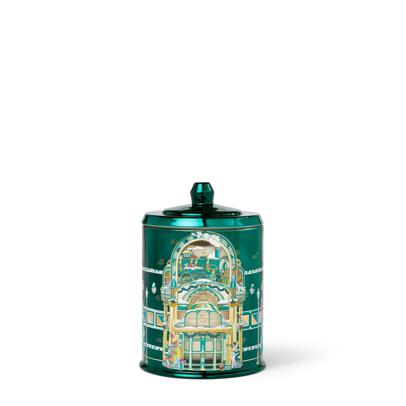 GLASSHOUSE FRAGRANCES WINTER WONDERLAND FROSTED FIR & SNOW GUM SOY CANDLE 13.4 OZ