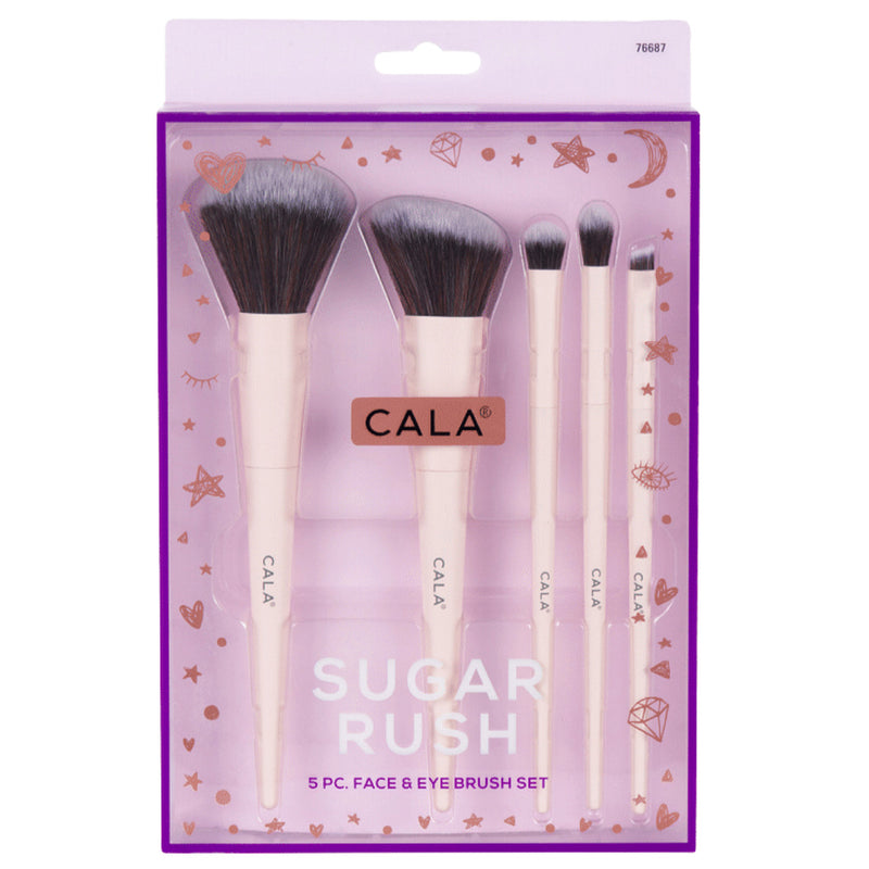 CALA SUGAR RUSH 5PC FACE &EYE BRUSH SET