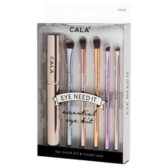 CALA Eye Need It 5 pc Brush Kit & Travel Case