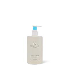 GLASSHOUSE FRAGRANCES THE HAMPTONS TEAK & PETITGRAIN HAND WASH 13.53 FL. OZ.