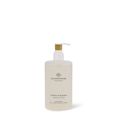 GLASSHOUSE FRAGRANCES KYOTO IN BLOOM CAMELLIA & LOTUS HAND WASH 13.53 FL. OZ.
