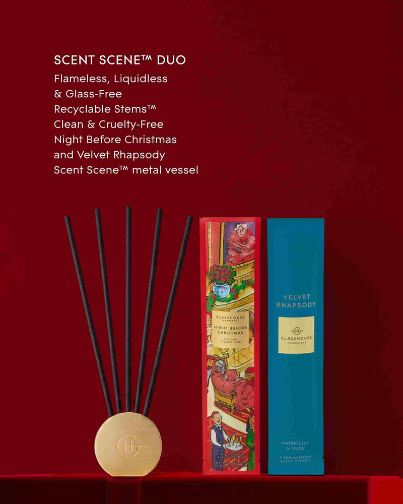 GLASSHOUSE FRAGRANCES Christmas Scent Scene Duo