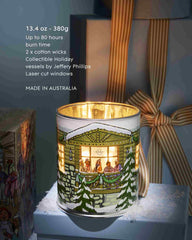 GLASSHOUSE FRAGRANCES White Christmas 13.4 OZ Candle