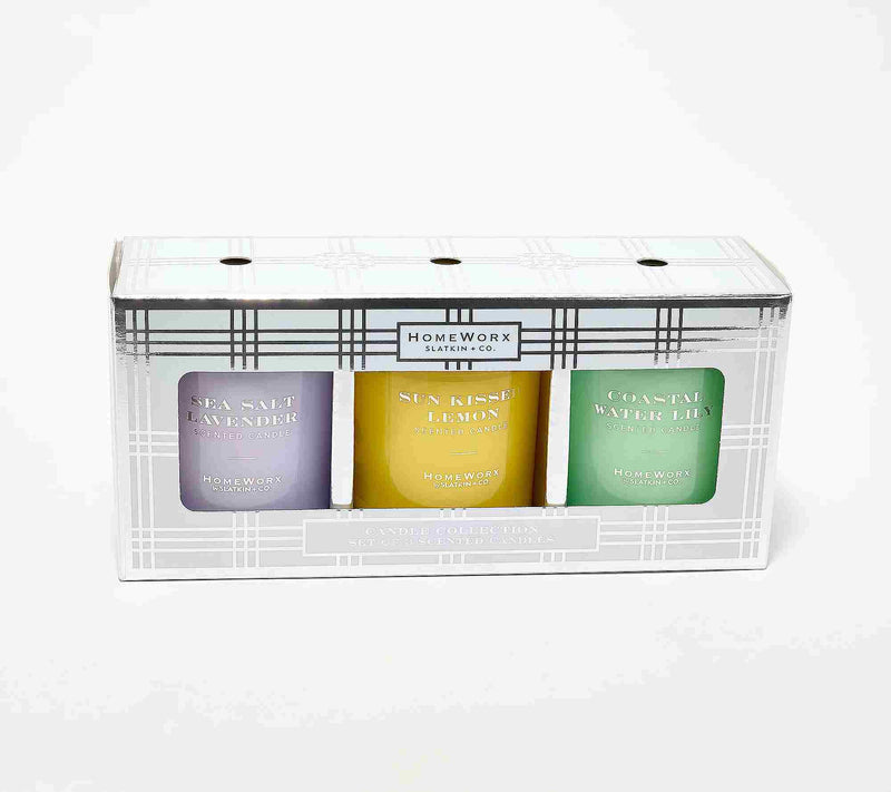 HomeWorx Candle Collection Discovery Set of 3 x 3.5 OZ