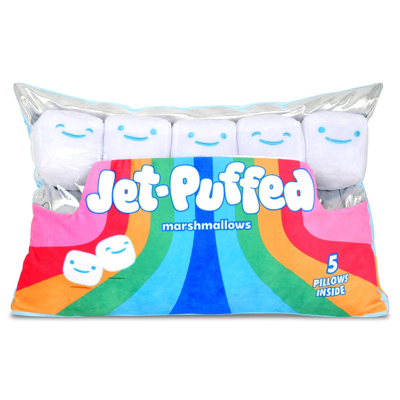 iscream JET-PUFFED MARSHMALLOWS PACKAGING PLUSH PILLOW