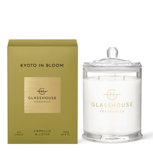 GLASSHOUSE FRAGRANCES KYOTO IN BLOOM SOY CANDLE 13.4 OZ
