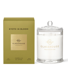 GLASSHOUSE FRAGRANCES KYOTO IN BLOOM SOY CANDLE 13.4 OZ