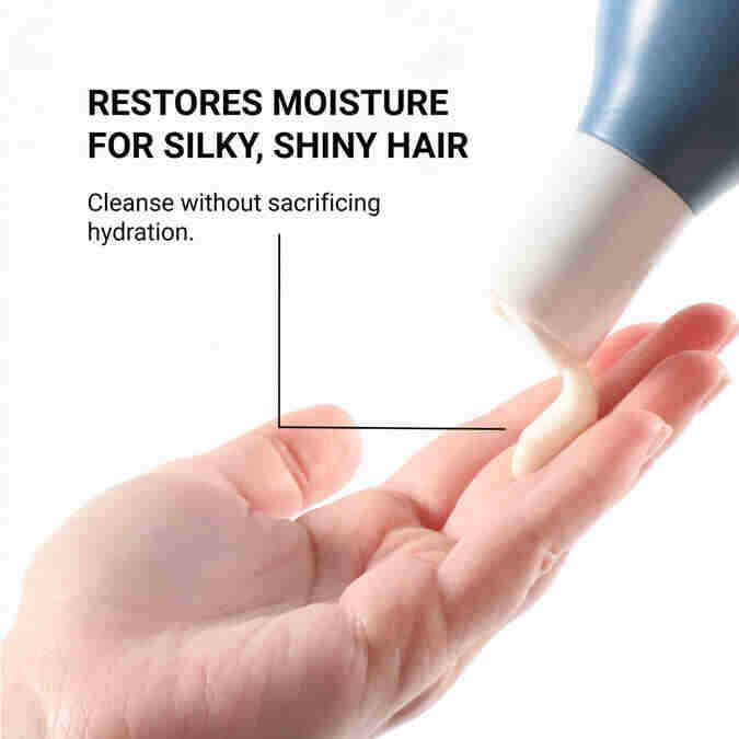 LOMA Moisturizing Shampoo for Dry Hair and Scalp 12 FL OZ