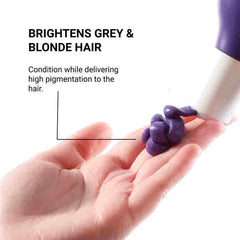 LOMA Violet Toning Conditioner for Blonde or Gray Hair 12 FL OZ