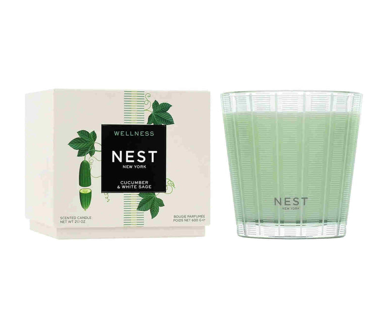 NEST Classic Scented Candle - Cucumber & White Sage
