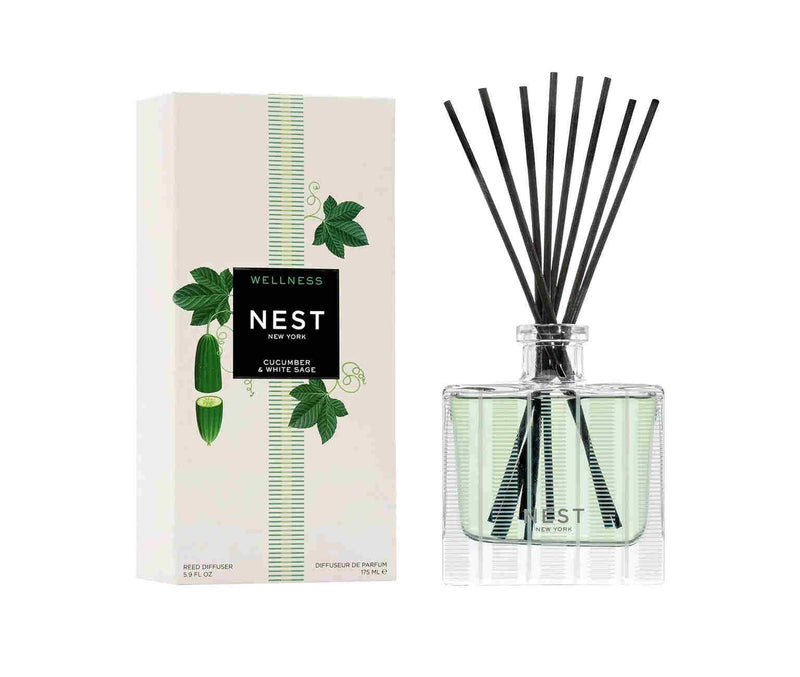 NEST Reed Diffuser - Cucumber & White Sage