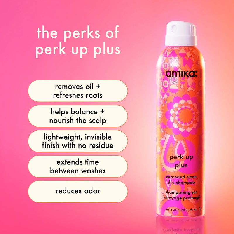 amika perk up plus extended clean dry shampoo 5.3 oz