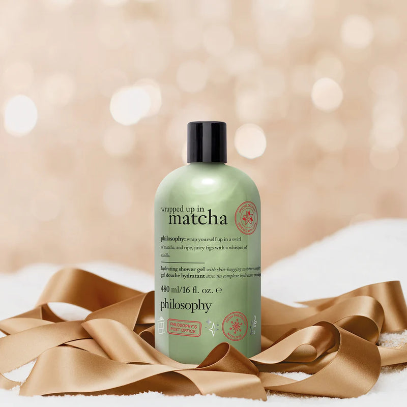 philosophy wrapped up in matcha hydrating shower gel 16 OZ