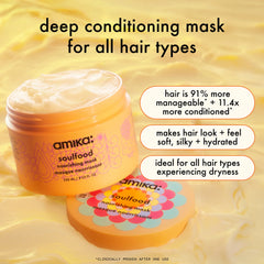 amika soulfood nourishing hair mask 8 OZ